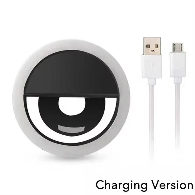LED Selfie Ring Light for Mobile Phone Lens Selfie Light for IPhone, Samsung, Xiaomi, POCO Mobile Phone Portable Selfie Light