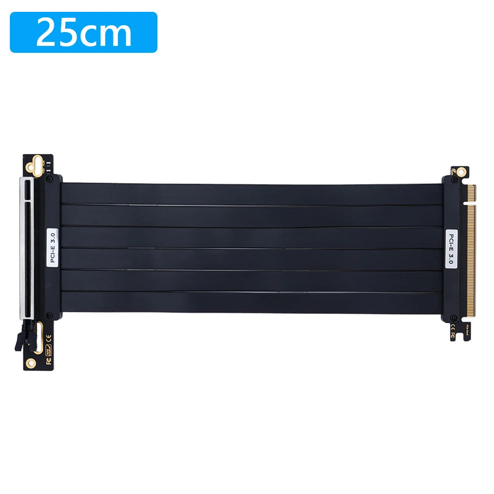 PCIe 3.0 X16 High-Speed Flexible GPU Extension Cable – 90° Adapter