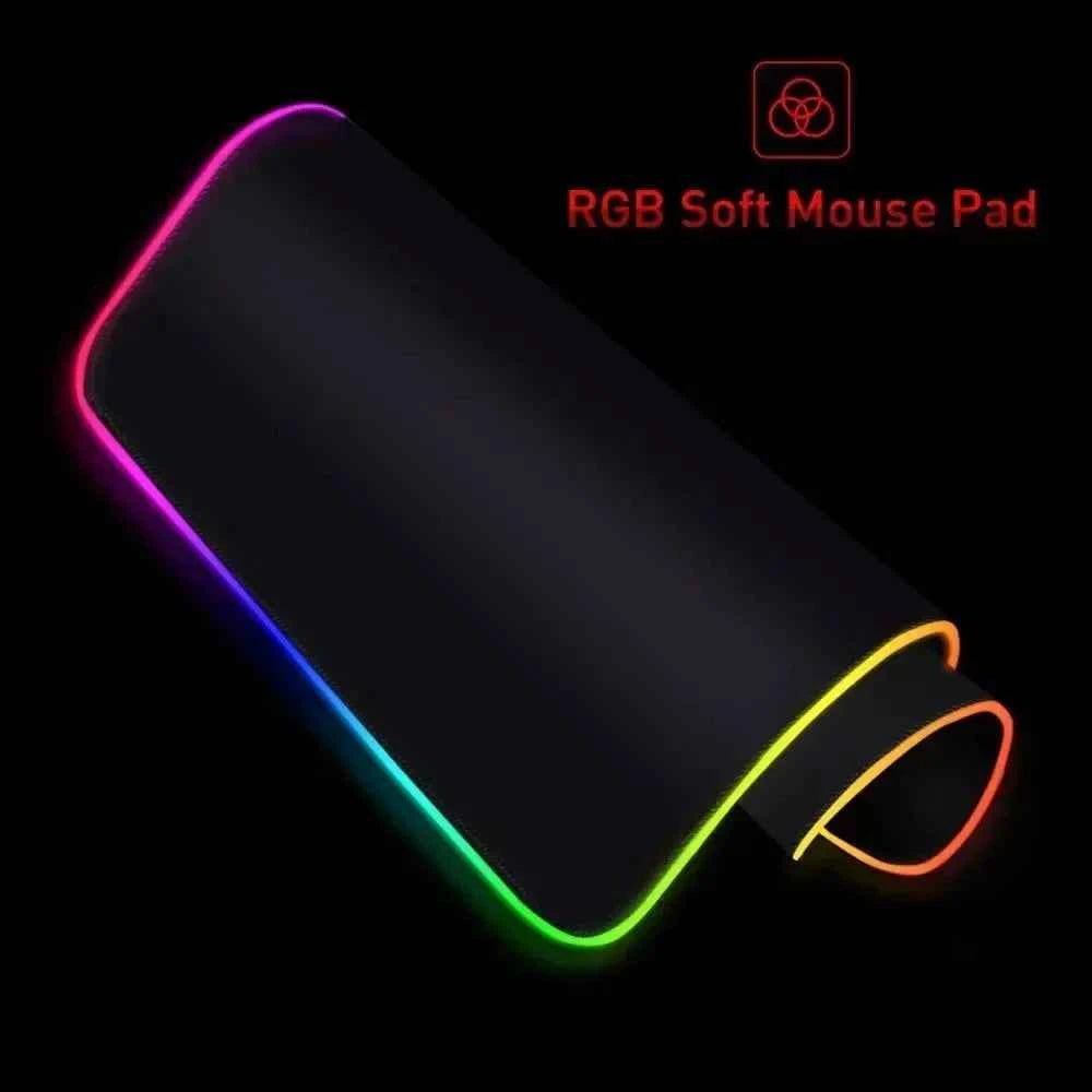 LED D-dayzs Mouse Pad Large RGB Mouse Pad XXL LED Mouse Mat Mousepads Table Pads Keyboard Mats Desk Rug with Backlit Gaming Mats