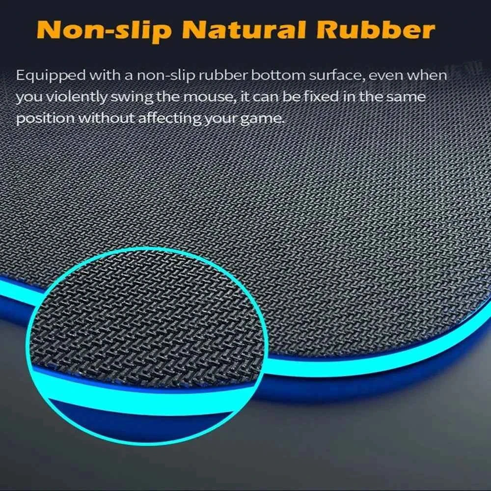 RGB League of Legends MousePad Gamer Jinx Anime Girl LED Game Accessories Keyboard Pad Large Desk mats Rubber Luminous Mouse Pad