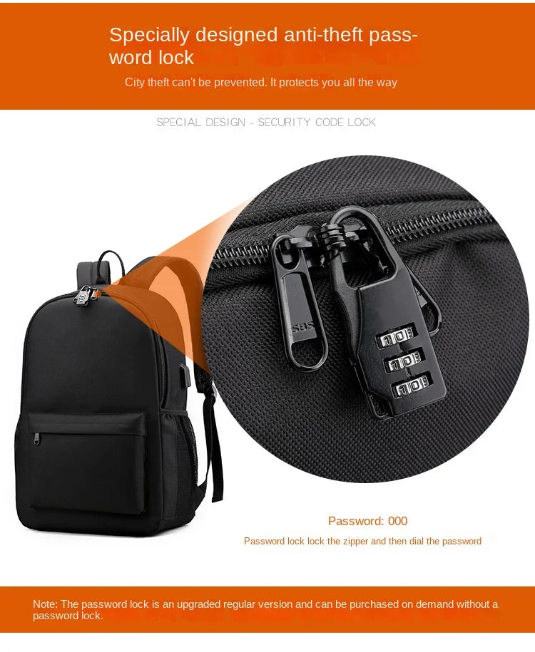 Attack on Titan Anime Print School Backpack Anti-Theft Laptop Bag for Boys Girls with Pencil Case