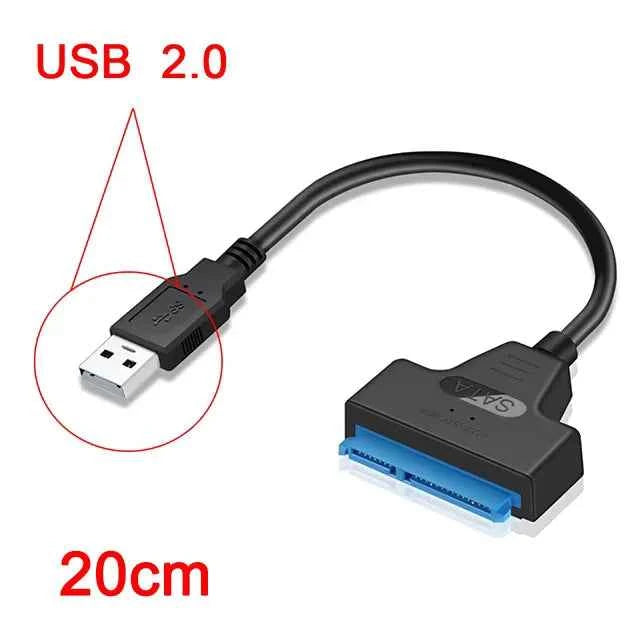 20-50 CM USB 3.0 2.0 SATA Cable Adapter Extension Computer Cables Connectors Support 2.5 Inches External Ssd Hdd Hard Drive USB