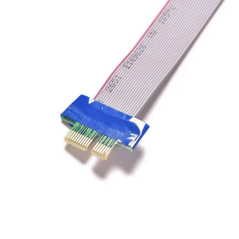 New arrive PCI Express Flex Relocate Cable PCI-E 1X to 1x Slot Riser Card Extender Extension Ribbon for Bitcoin Miner