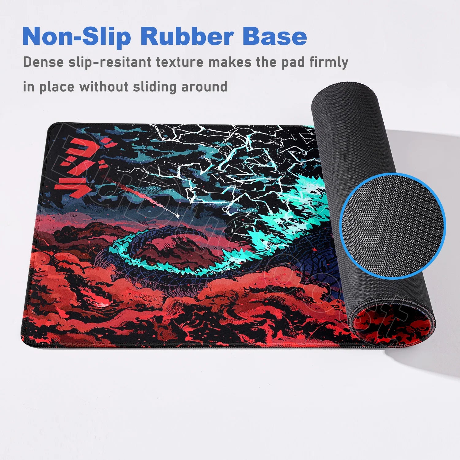 G-Godzillaes Mouse Pad Personalized Pattern 900x400mm XXL Lockedge Office Laptop Game Computer Desk Mat Table Keyboard Mouse Pad