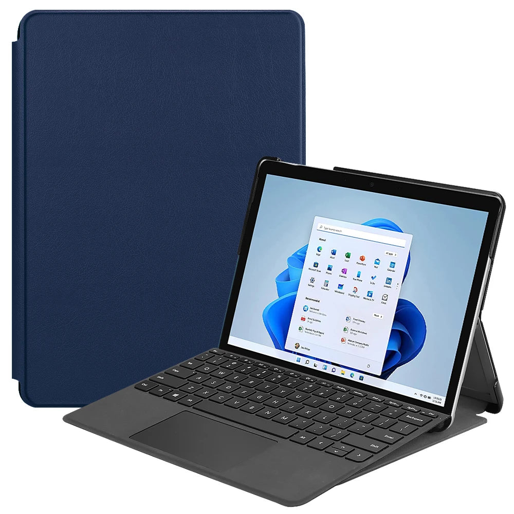 Smart Tablet Case Universal for Microsoft Surface Go 1 2 3 4 10.5 inch Filp Stand Cover Luxury PU Leather Auto Sleep Cute Funda
