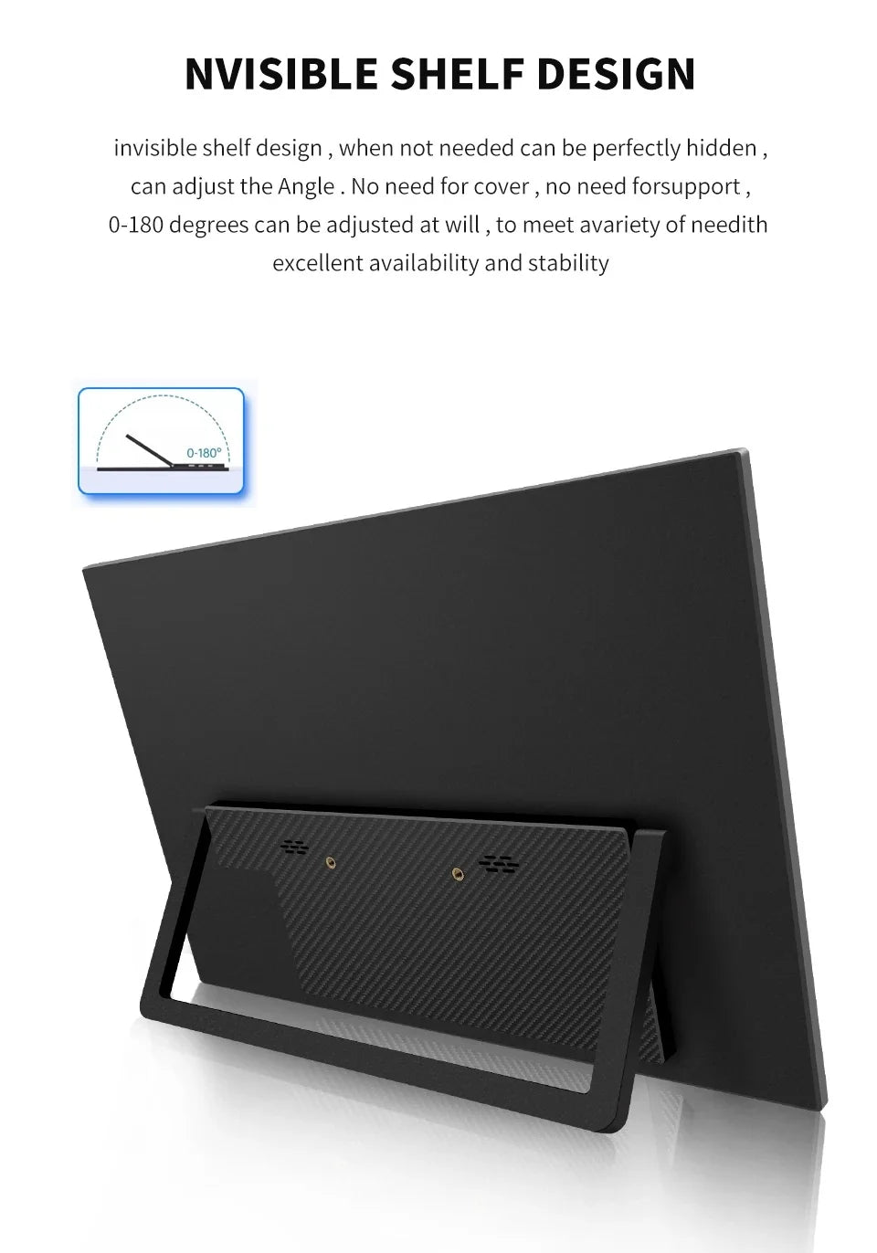 16-Inch Portable Touch Monitor, 1200P HDR 16:10, Non-Touch Optional, External Second Screen for Xbox, PS4/5, Switch, Phone, PC,