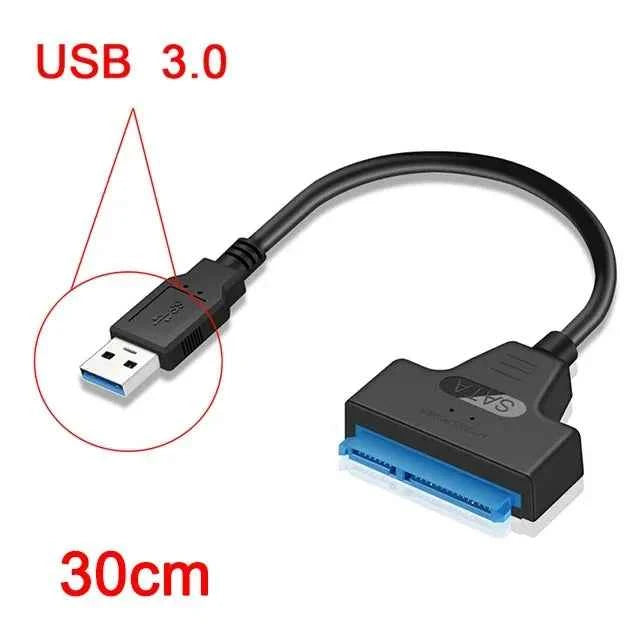 20-50 CM USB 3.0 2.0 SATA Cable Adapter Extension Computer Cables Connectors Support 2.5 Inches External Ssd Hdd Hard Drive USB