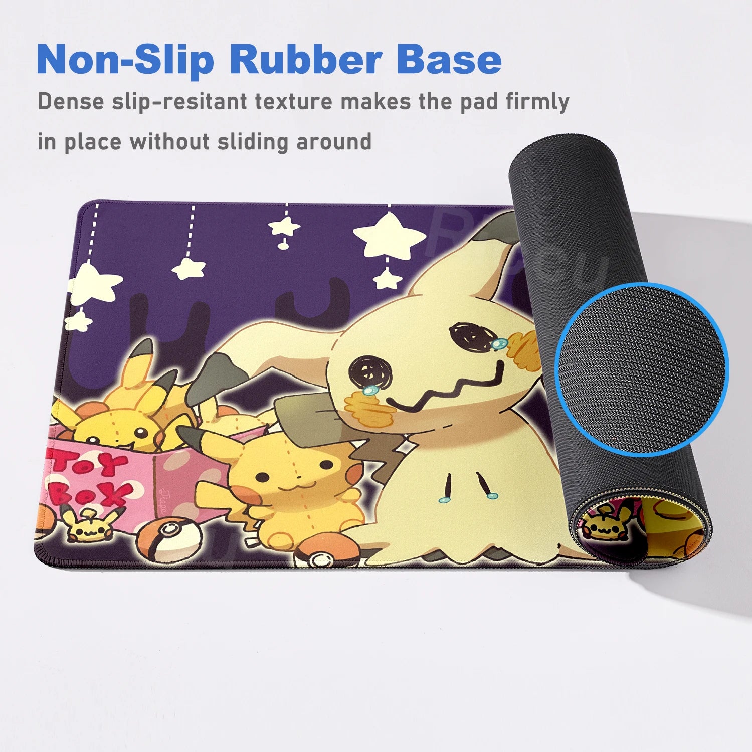 XXL Mousepad Laptop Japan Cool Anime Mouse Pad Large pokemon Mimikyu Gaming Mat Gamer PC Cabinet Keyboard Rug Desk Accessories