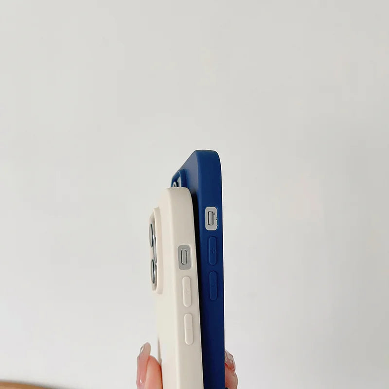 Luxury Matte Candy Ultra Thin Color Silicone Soft Case For iPhone 16 15 14 13 12 11 Pro Max Plus Mini Back Cover Colorful Shell