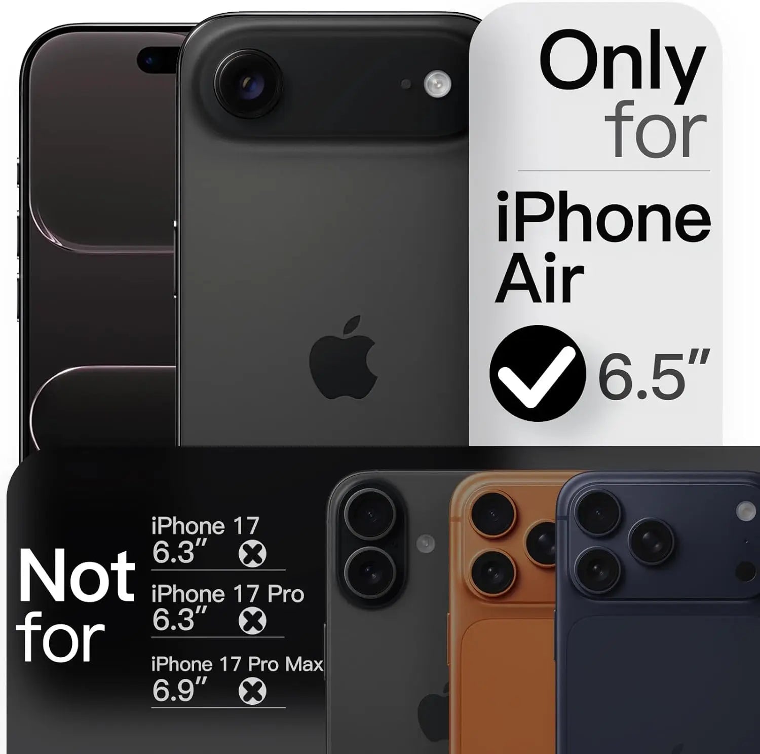 Ultra-Thin Magnetic Case for iPhone Air 6.5