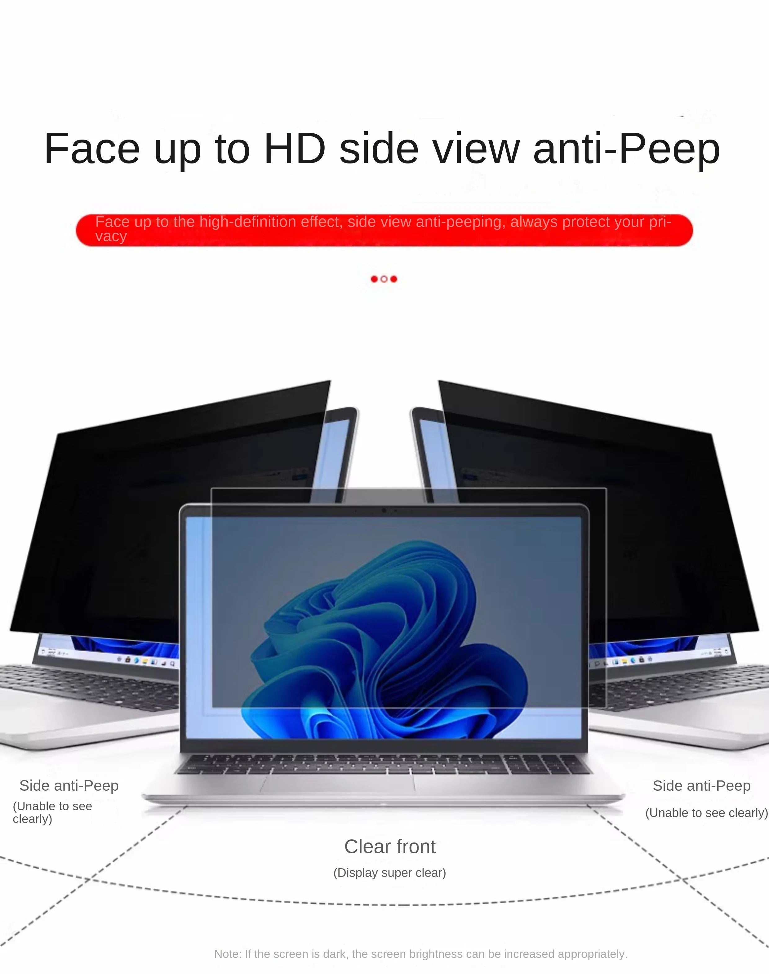 For 2026 ROG Flow Z13-KJP laptop anti-spy privacy film 13.4 inch GZ302EAC-XS99 anti-radiation computer anti-peep film matte