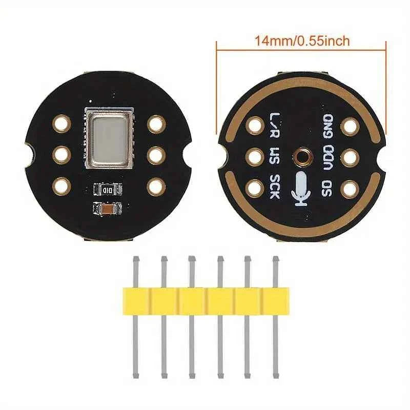 3pcs / 1pc INMP441 Omnidirectional Microphone Module, SPI Interface, Compatible with Arduino, ESP32, Raspberry Pi, STM32
