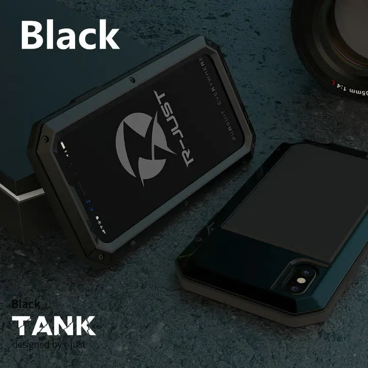 Armor Metal Aluminum Shockproof Phone Case for iPhone 14 13 11 12 Pro XS MAX mini SE XR 6 6S 7 8 Plus X Outdoor Military Cover