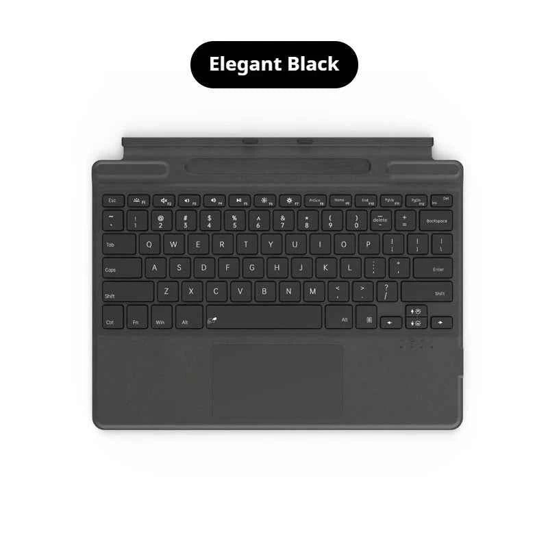 2025 New Color Microsoft Surface Pro 8/9/X/10/11 Bluetooth Magnetic Keyboard with Pen Slot,Touchpad and 7-color Backlit Keyboard