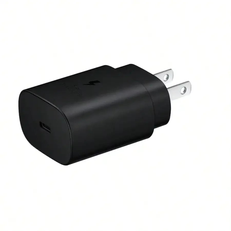 25W USB-C Fast Charging Wall Charger Adapter Compatible with Samsung Galaxy & iPhone Series Smartphones and Tablets