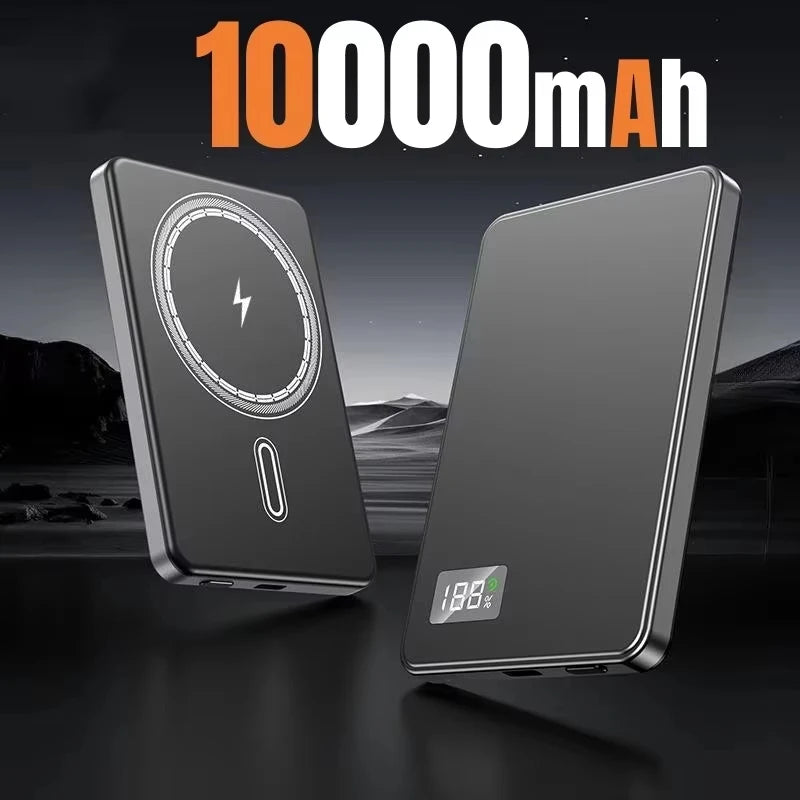 Wireless Magnetic 500000mAh Power Bank Fast Charging Portable PD22.5W External Battery for Magsafe for iPhone17 Samsung Xiaomi