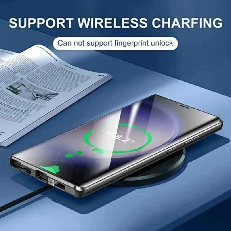360 ° Full Protection Metal Magnetic Case For Magsafe Samsung Galaxy S26 S25 S24 S23 S22 Ultra Plus Double Sided Snap Lock Cover