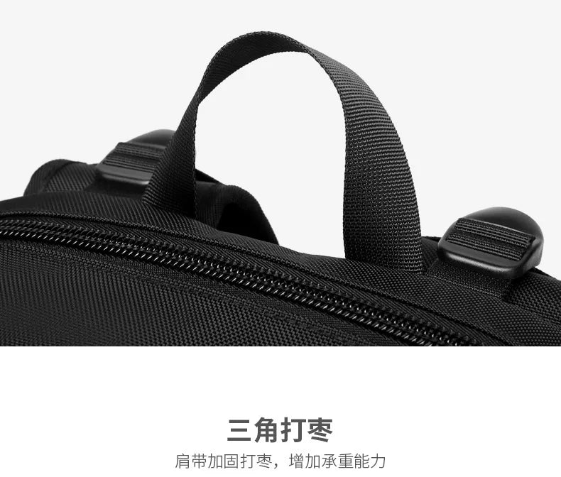 OZUKO Men Backpack Large Capacity 16 inch Laptop Backpacks USB Charging Teenager Schoolbag Male Waterproof Travel Bag Mochilas