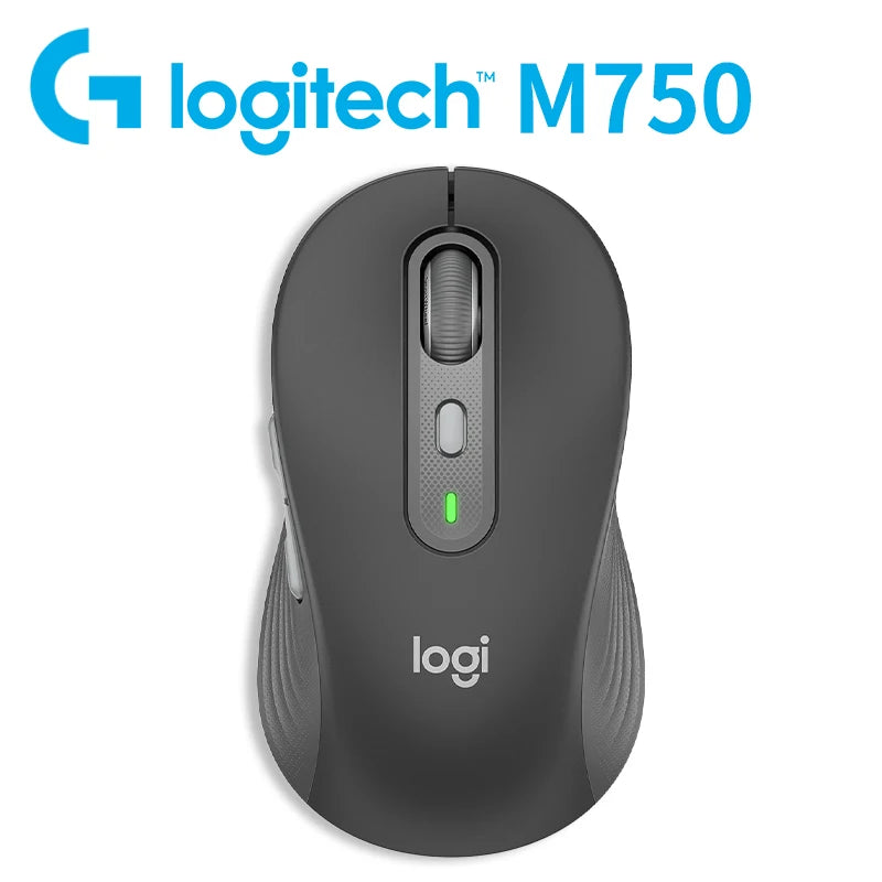 Logitech M750 Wireless Mouse, Silent Bluetooth Mouse with SmartWheel, 24-Month Battery, for PC/Mac/Laptop