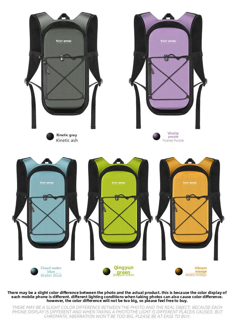 Cycling Backpack Hydration Bladder Compatible Lightweight Bicycle Sports Bag Outdoor Hiking Travel Portable