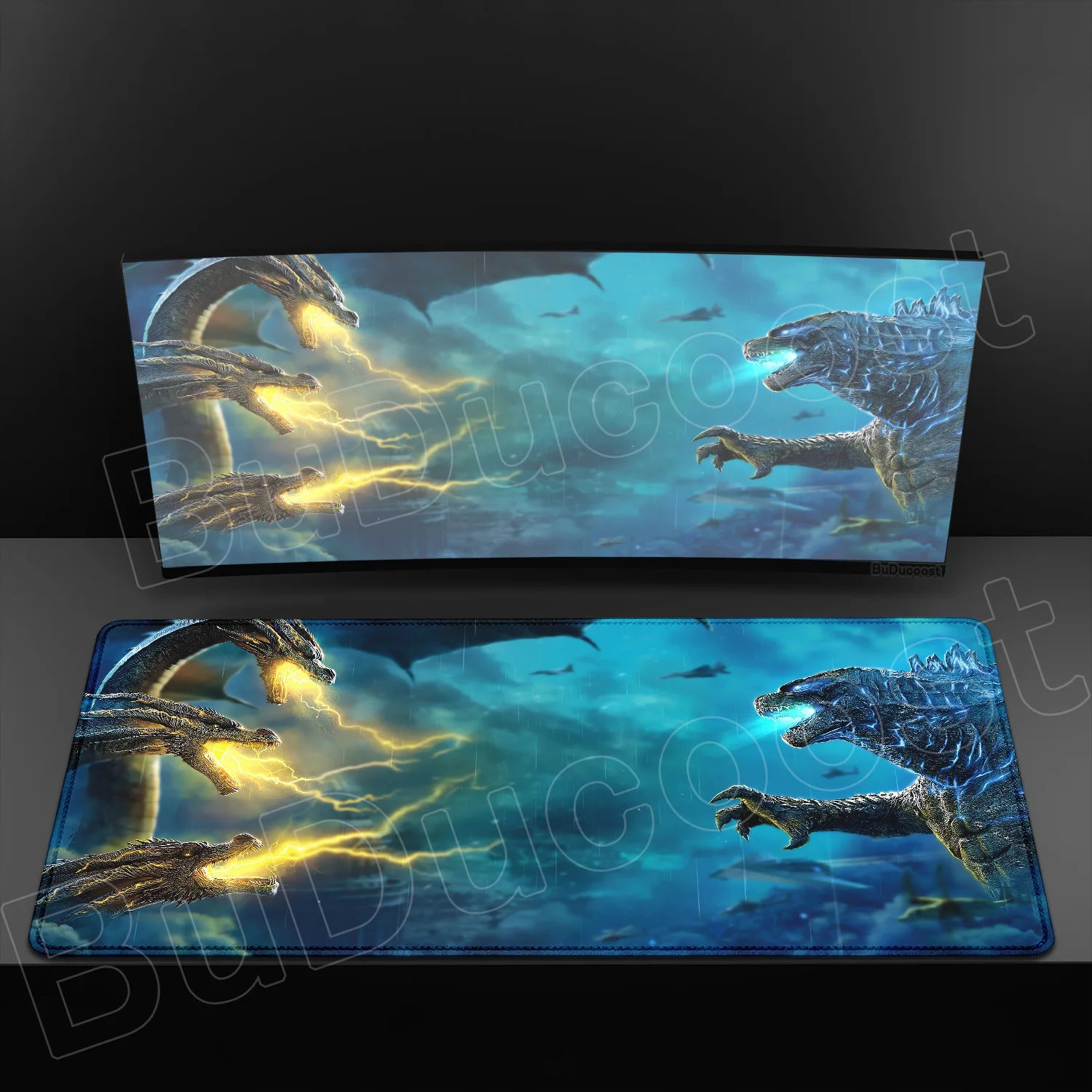 G-Godzillaes Mouse Pad Personalized Pattern 900x400mm XXL Lockedge Office Laptop Game Computer Desk Mat Table Keyboard Mouse Pad