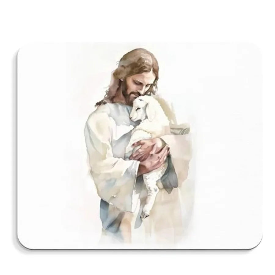 Motivational Bible Verse Decor Mouse Pad - Inspirational Christian Office Desk Mousepad, Positive Bible Verse Decor, Inspiratio