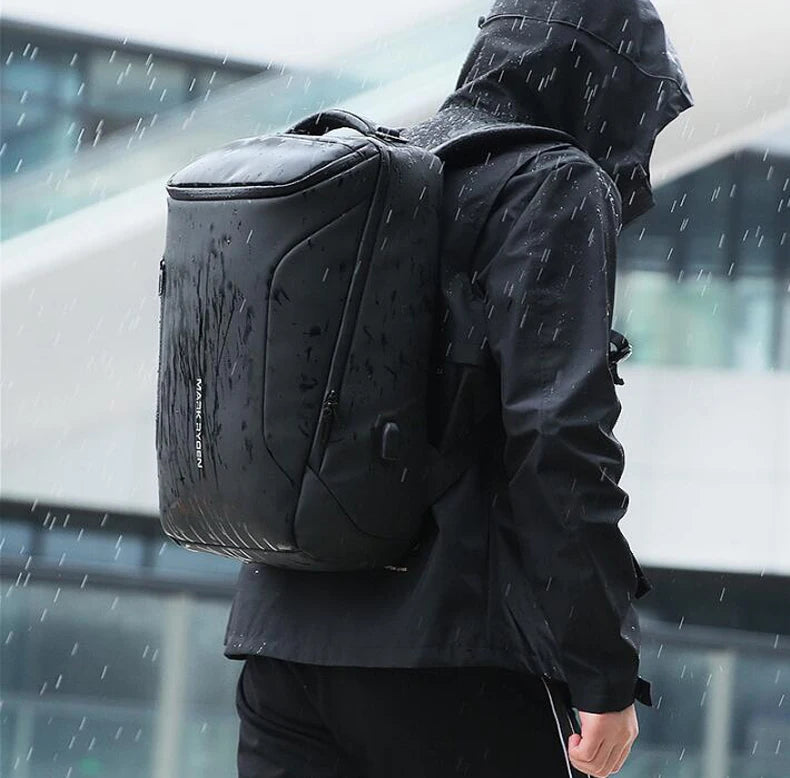 Mark Ryden 2025  Anti-Thief Fashion Men Backpack Multifunctional Waterproof 15.6 Inch Laptop Bag Man USB Travel Charging Bag