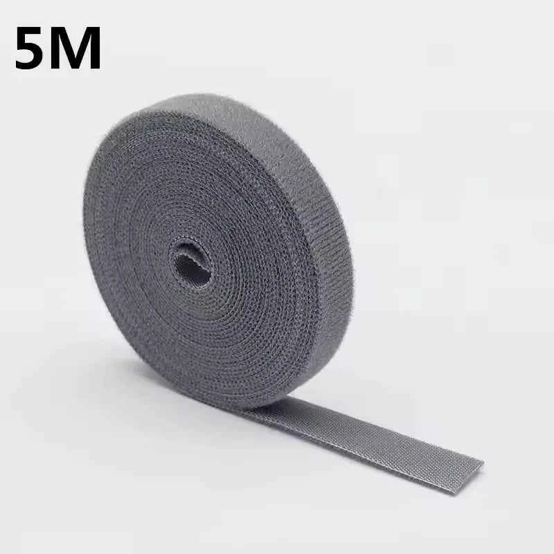 1/5m Cable Organizer Cable Management Wire Winder Tape Earphone Mouse Cord Management Ties Protector for iPhone Xiaomi Samsung