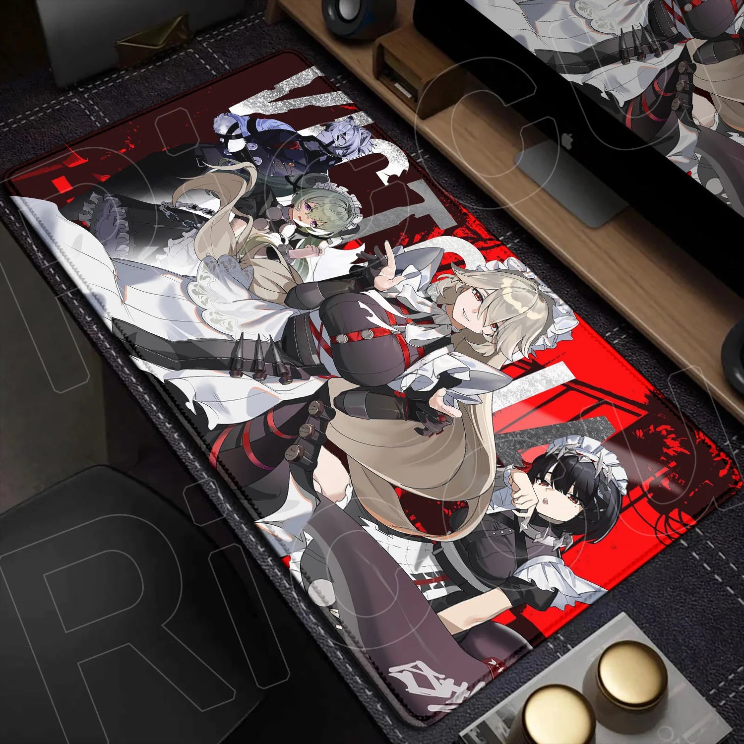 Hot Game Zenless Zone Zero New Mousepad 900x400mm Laptop Non-slip Keyboard Desk Pad XXL Anime Girl Hoshimi Miyabi Rubber Playmat