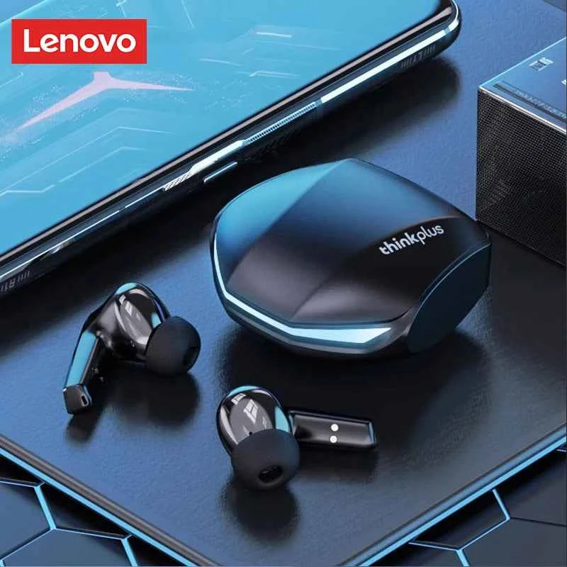 Choice Lenovo GM2 Pro TWS Wireless Bluetooth V5.3 Earphone HD Call Low Latency Headphones Dual Mode Music Gaming Earbuds GM2PRO