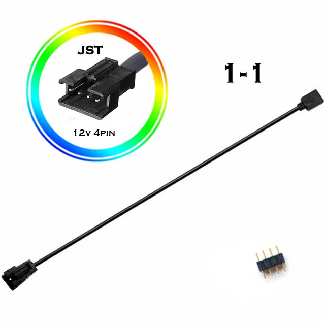 SYNC Motherboard Cable RGB Splitter 12V 4Pin 5V 3Pin Header Addressable RGB Hub Transfer Extension Cable For ASUS GIGABYTE MSI