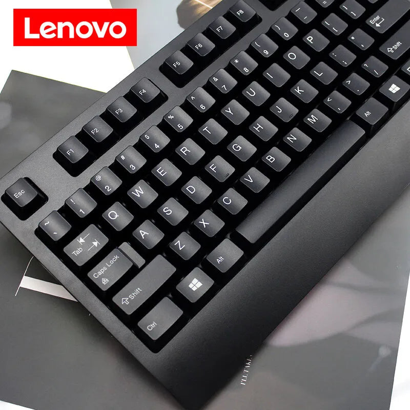 Lenovo keyboard Mouse PS/2 Round Port Interface Wired Combo Red Dot Waterproof