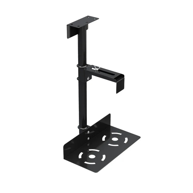 CP-02 30kg Computer CPU Stand Mainframe Hanger Host Box Stand Universal PC Case Holder Under Desk Wall Side width height Adjust