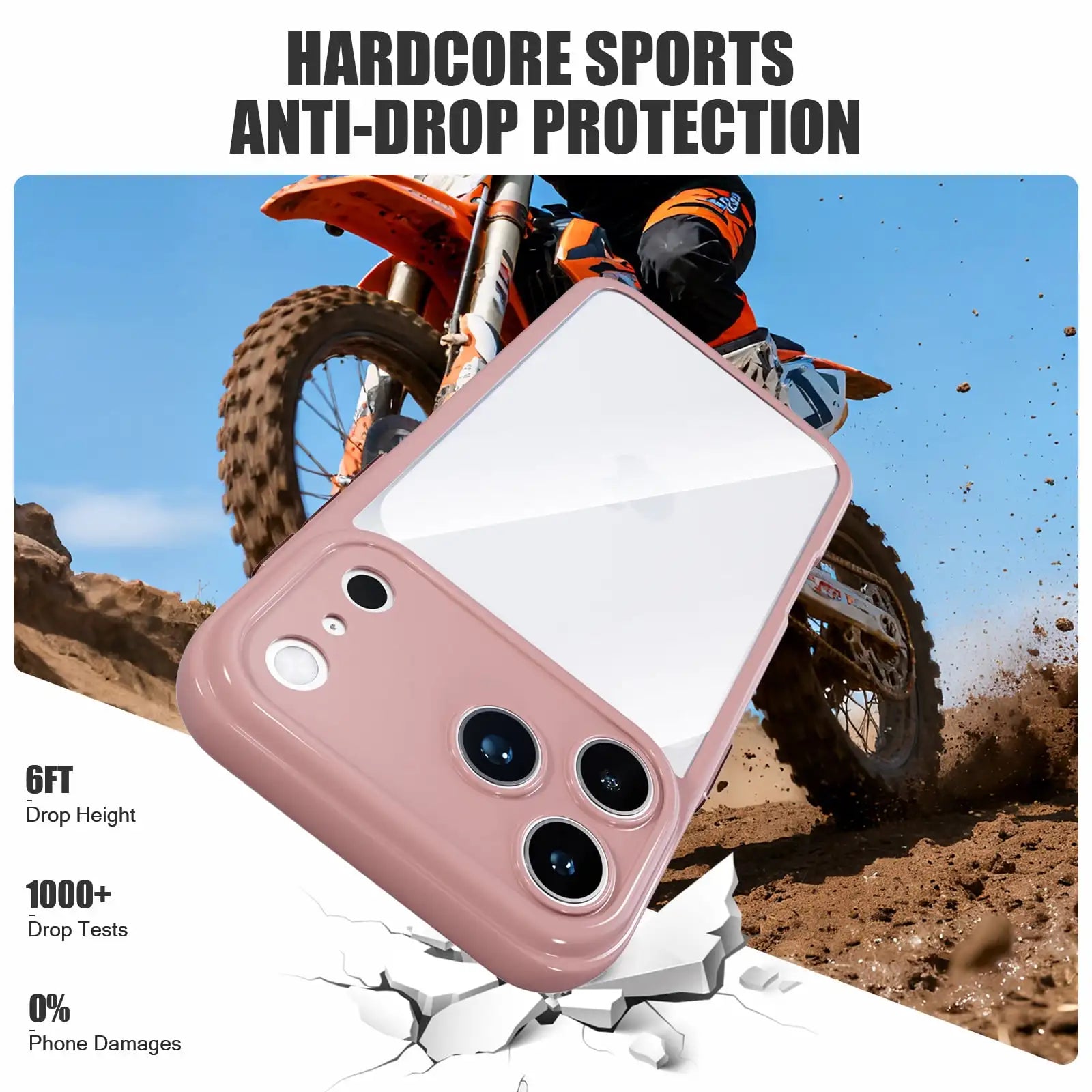 Compatible with Apple iPhone 13 Pro Case Clear with Color Design for Girls Women Soft TPU+PC Shockproof More Protective Girly for iPhone 13 Pro Case