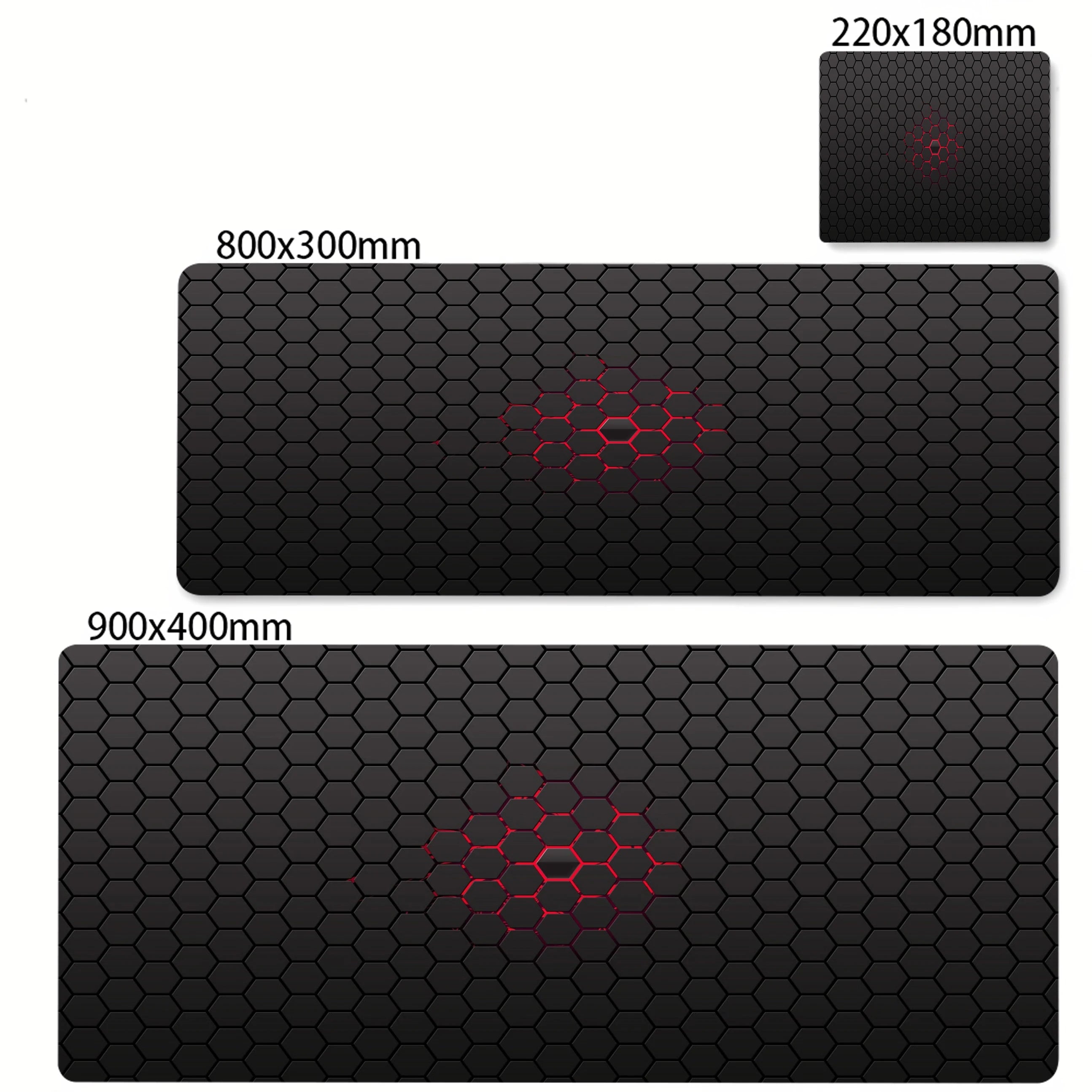 Colorful Hexagon Mouse Pad Large Computer Office Game Table Mats XXL Rubber Anti-slip Gaming Keyboard Mousepads Long Desk Pads