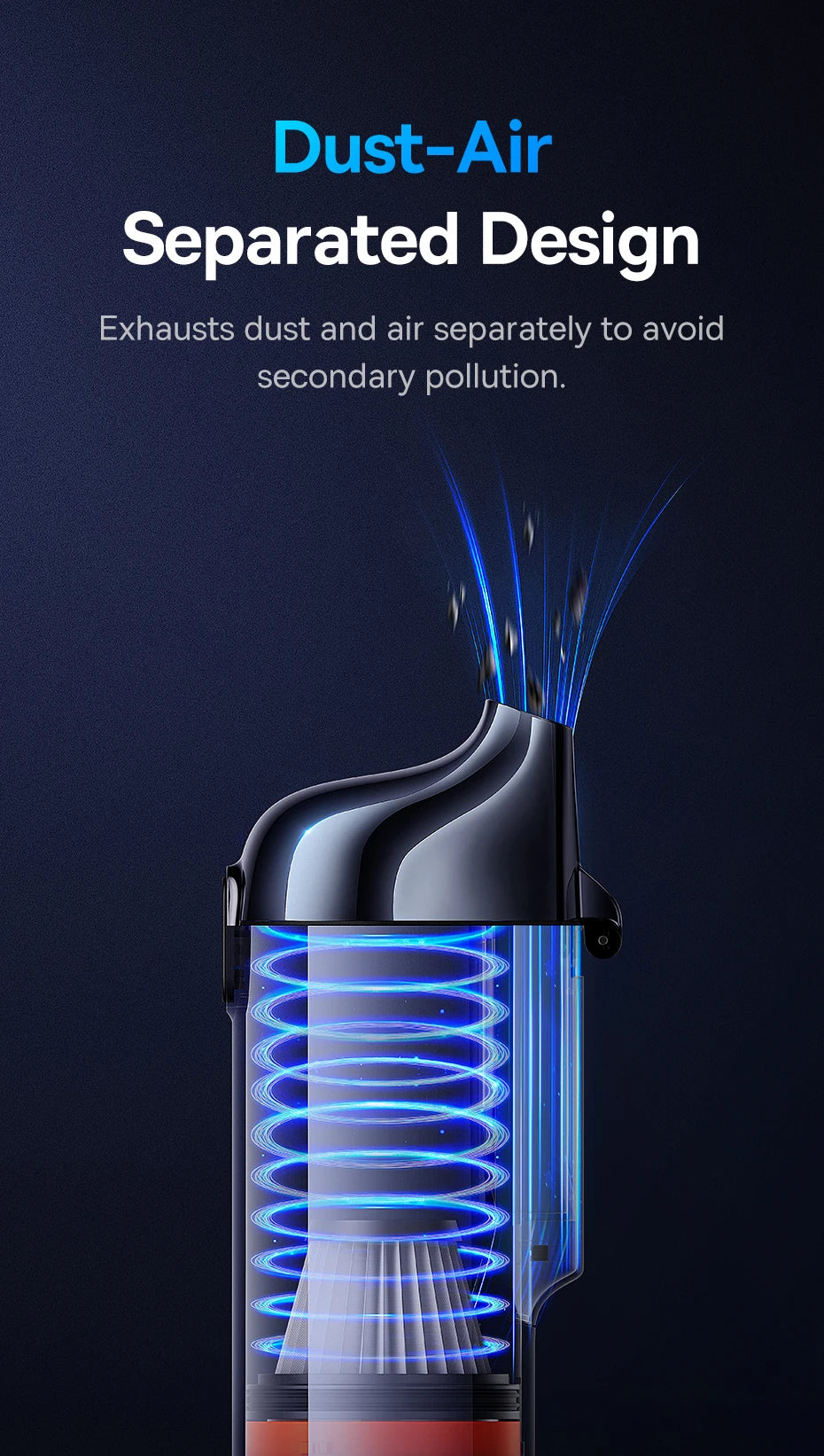 Baseus A5 16000Pa Wireless Car Vacuum Cleaner Powerful Portable Handheld Automotive Vacuum Cleaner for Car Inner Cleaning Home