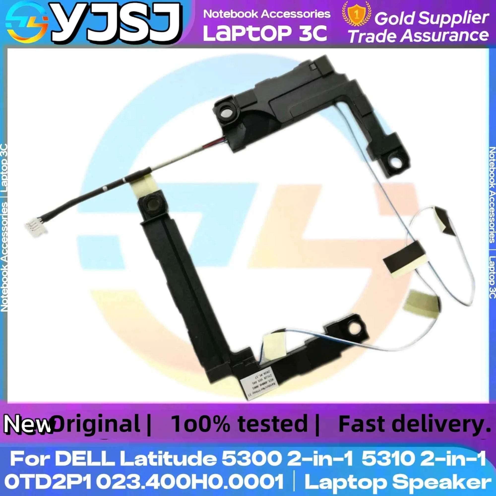 NEW GENUINE Original Laptop Speaker for DELL Latitude 5300 2in1 5310 2-in-1 built-in Speaker 0TD2P1 023.400H0.0001