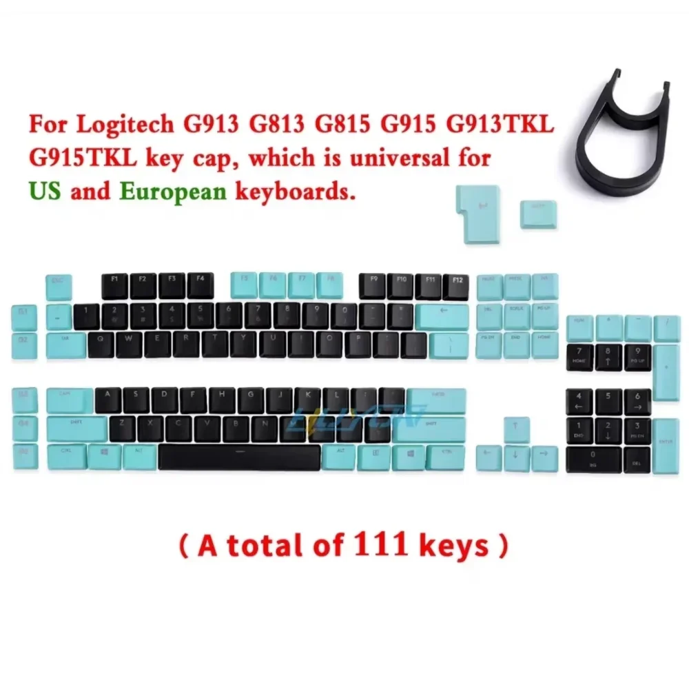 For Logitech G915\G913\G815\G813\TKL87 Gaming Mechanical Keyboard Keycaps Non-slip Textured Replacement Cap