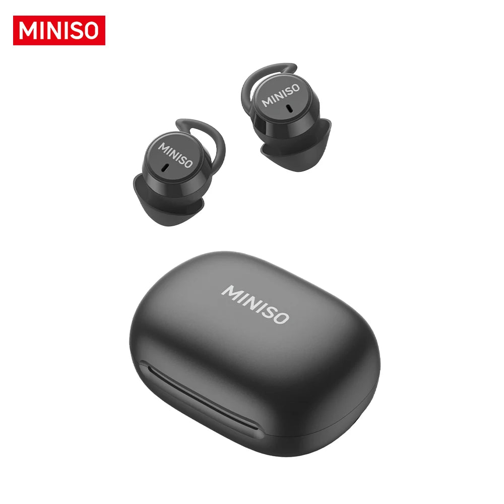 Noise Reduction Wireless Bluetooth Earphones MINISO MS217  Earbuds 50Hrs Playback Comfortable AI Translation for 150+ Languages