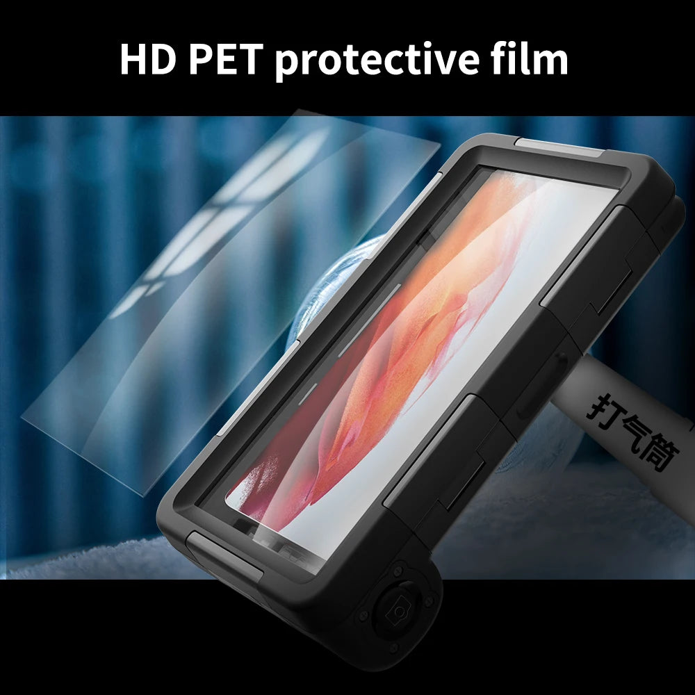 IP68 Professional Waterproof Diving Phone Case, 6.9-inch Universal, Compatible with Apple, Samsung, Google, Huawei, Xiaomi, Vivo