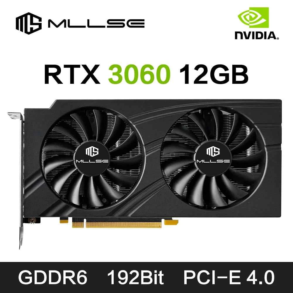 MLLSE RTX 3060 12GB Graphics Card GDDR6 192Bit PCI Express 4.0 ×16 8Pin NVIDIA GPU Rtx 3060