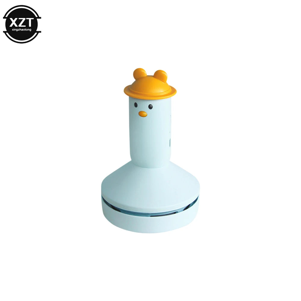 Handheld Desktop Vacuum Cleaner Portable USB Wireless Vacuum Cleaner Cartoon Desktop Keyboard Cleaning Tools