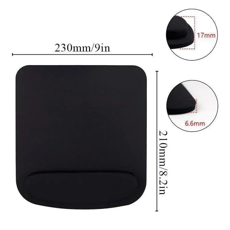 Environmental Eva Ergonomic Mousepad Computer Game Mouse Pad Wrist Pad Comfortable Mouse Mats For Office Home Solid Color