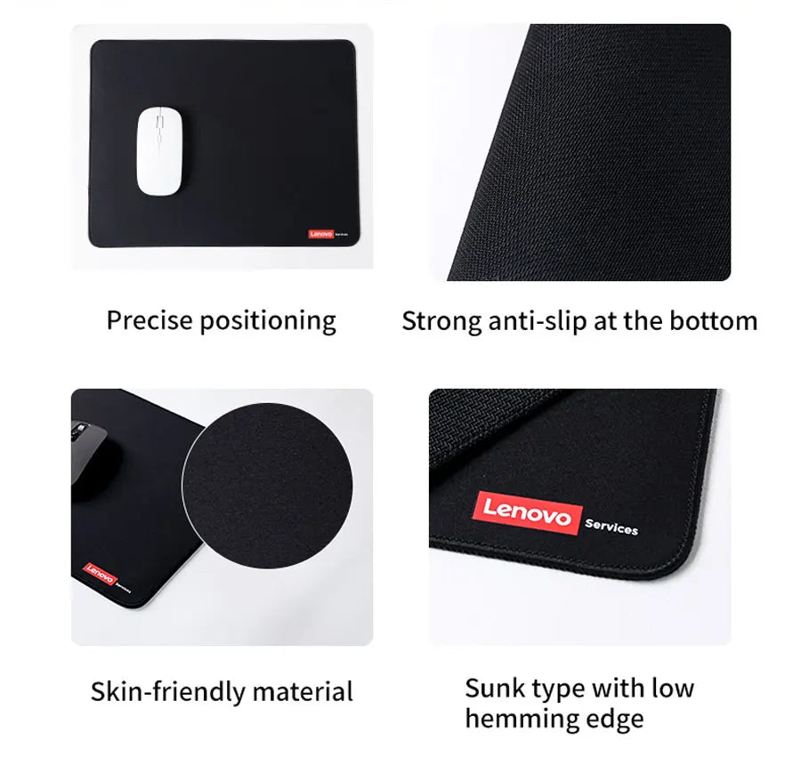 Lenovo E-Sports Gaming Extra-Thick Gaming Mouse Pad Portable Office Keyboard Desk Protector Computer Stain-Resistant Desk Pad