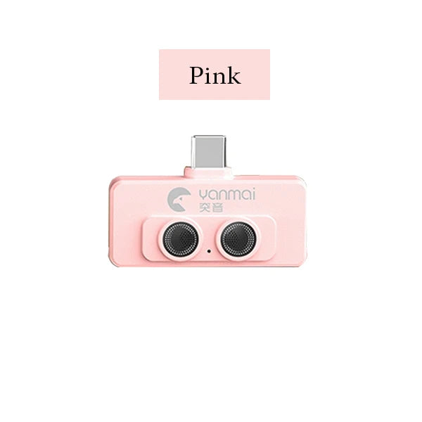 Wireless Lavalier Lapel Microphone For Oral Broadcasting and Vlogging AI Noise Reduction Plug and Play Mobile Phone Microphone