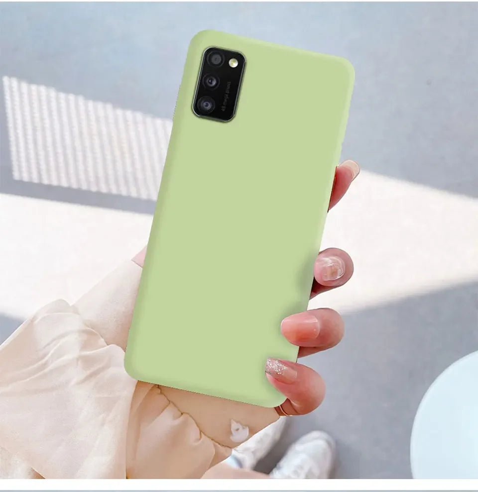 Liquid Soft Silicone TPU Case For Samsung Galaxy S20 S21 S22 S23 Plus Note 20 Ultra S21 FE 5G Back Cover Cases