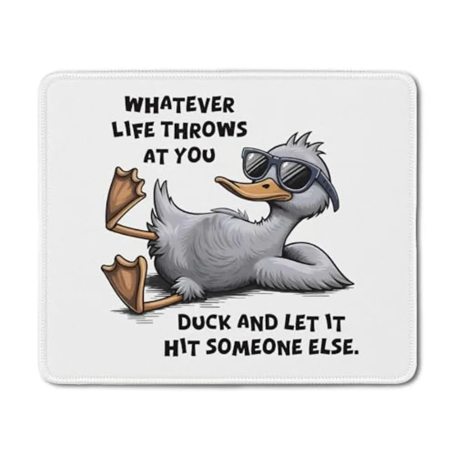 Funny Opossum Mouse Pad, First of All I'm a Delight Opossum Mouse Pad for Desk Home Office Computers Laptop, Funny Opossum Gift