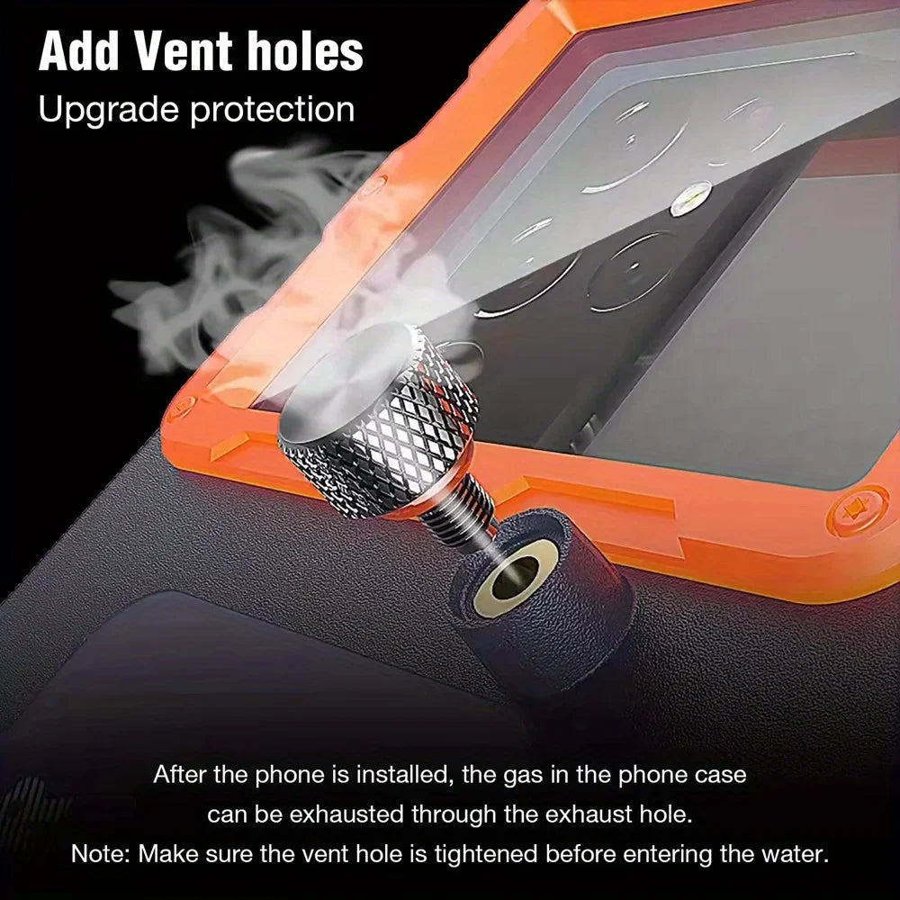 Waterproof Phone Case Holsters & 15m Diving 50ft Swimming Premium Protective Housing & Lanyard For iPhone Samsung 6.8
