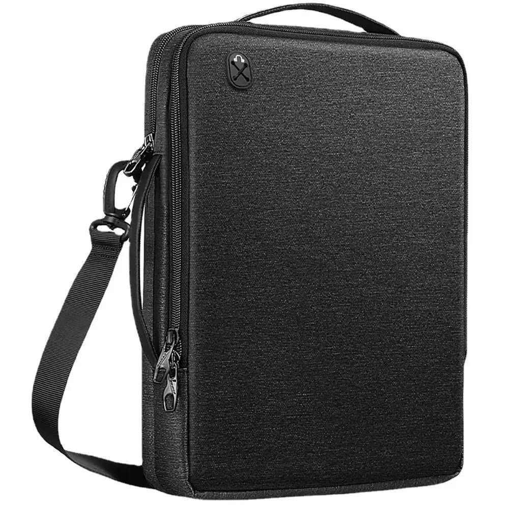 Universal 13.3-15.4 inch Laptop Shoulder Bag Large Capacity Shockproof Tablet Sleeve Portable Handle Carrying Case