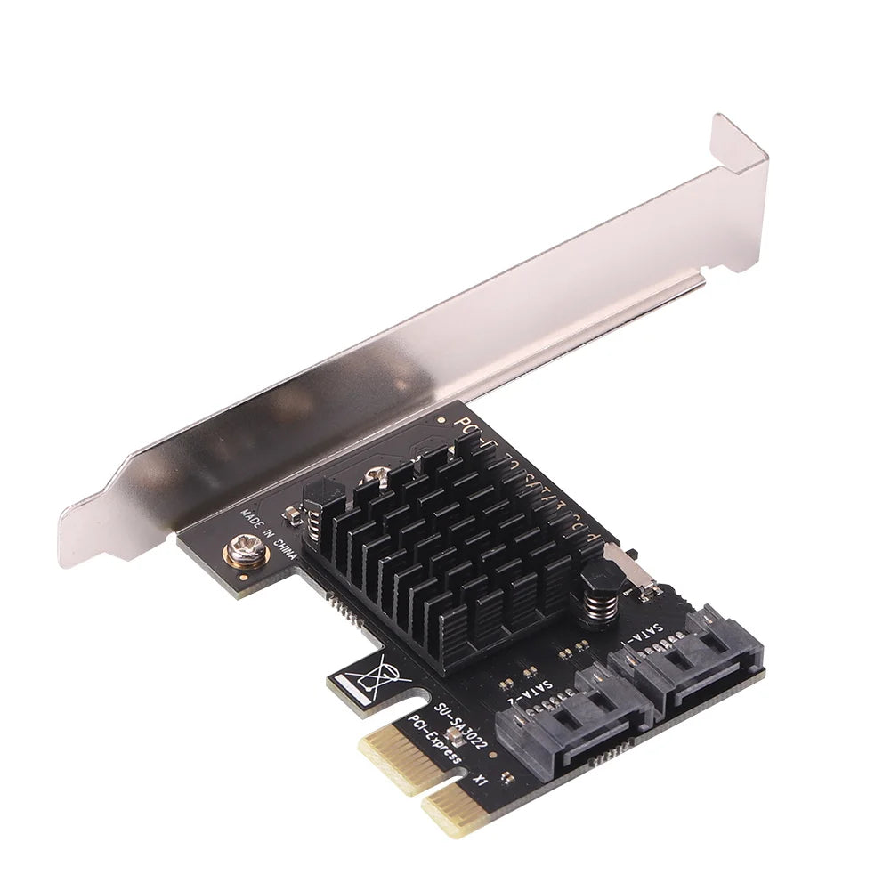 VODOOL SA3112J PCI-E to SATA 3.0 Expansion Card – 20-Port PCIe X1 Controller